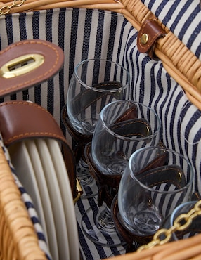 Set canasta para picnic Haus de mimbre