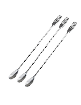 Set agitadores de bebidas Xtellar de acero inoxidable