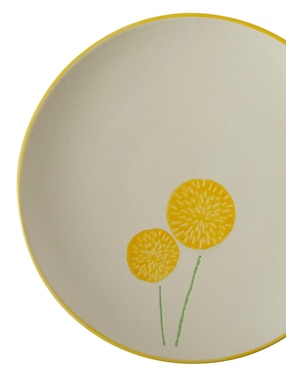 Plato ensalada Bluebell & Co. Oasis Floral de cerámica