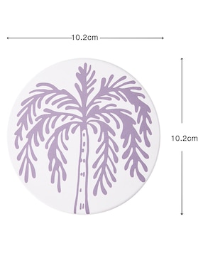 Portavaso Haus Oasis Tropical de cerámica