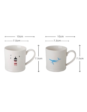 Set de tazas americanas Haus 2 piezas