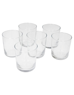 Vaso para agua Haus de vidrio con 6 piezas