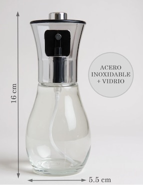 Kit de aceitera CM-TOP de vidrio con spray de vidrio