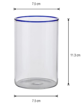 Vaso para agua Haus de vidrio