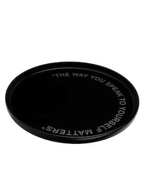 Plato trinche haus mindfulness "de" stoneware 1 pieza