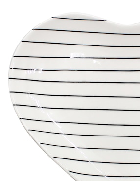 Plato Bluebell & Co. B&W de porcelana