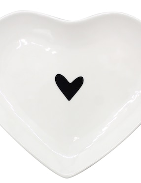Plato Bluebell & Co. B&W de porcelana