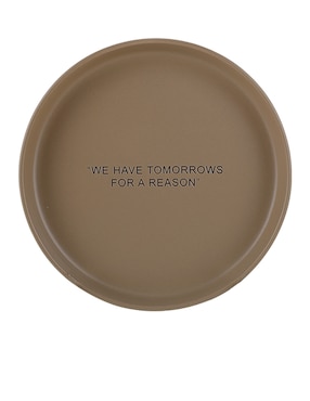 Plato trinche Haus Thoughts de Stoneware 1 pieza