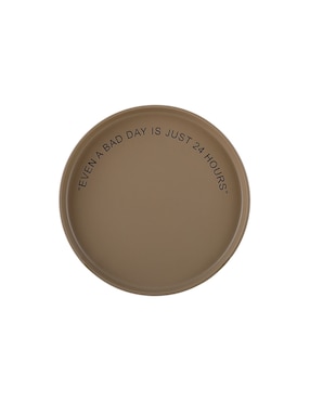 Plato trinche Haus Thoughts de Stoneware 1 pieza