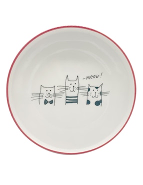 Plato postre Bluebell & Co. Bisho de porcelana