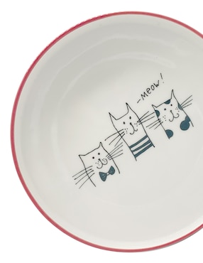Plato postre Bluebell & Co. Bisho de porcelana