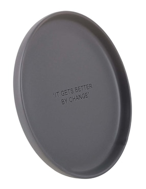 Plato postre Haus Affirmations de stoneware