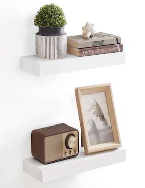 Estante de MDF Songmics Home kean 
MLWS14WT-2