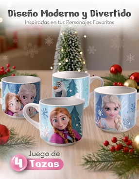 Set de tazas clásicas Berry Hip Frozen 4 piezas