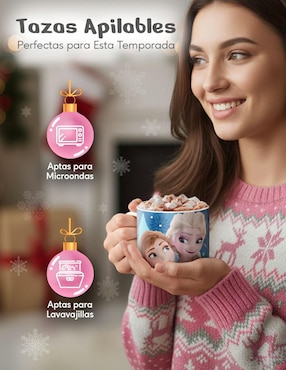 Set de tazas clásicas Berry Hip Frozen 4 piezas