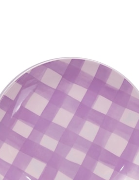 Plato postre Bluebell & Co. Picnic de stoneware