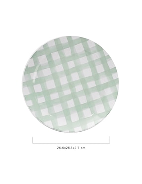 Plato trinche Bluebell & Co. Picnic de stoneware