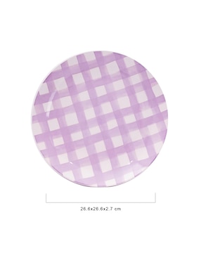 Plato trinche Bluebell & Co. Picnic de stoneware