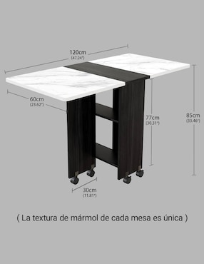 Mesa de actividades extensible armable Nuestro Nido