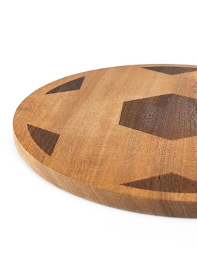 Tabla de servicio Crown Baccara de madera