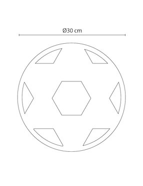 Tabla de servicio Crown Baccara de madera
