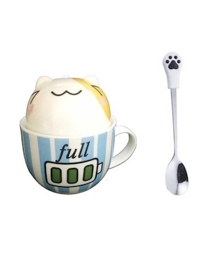 Taza Clásica Happy Ware Gato Kawaii Full