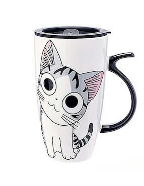 Taza Clásica Happy Ware Gato Chizu