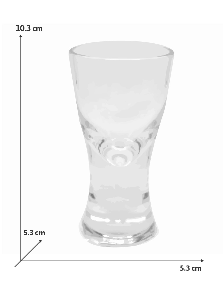 Vaso tequilero de vidrio 4