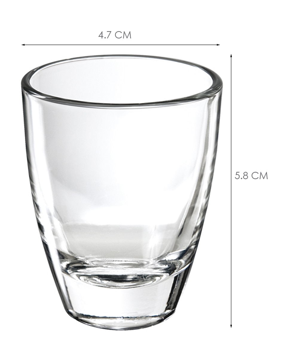 Vaso tequilero de vidrio 4