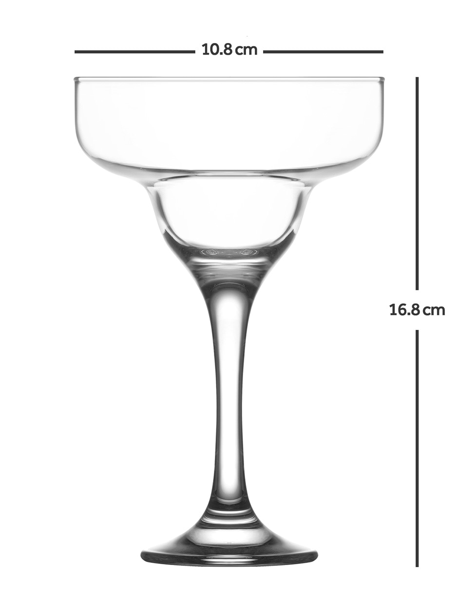 Copa para margarita de vidrio 6