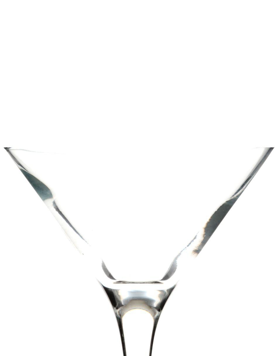 Copa para martini de vidrio 2