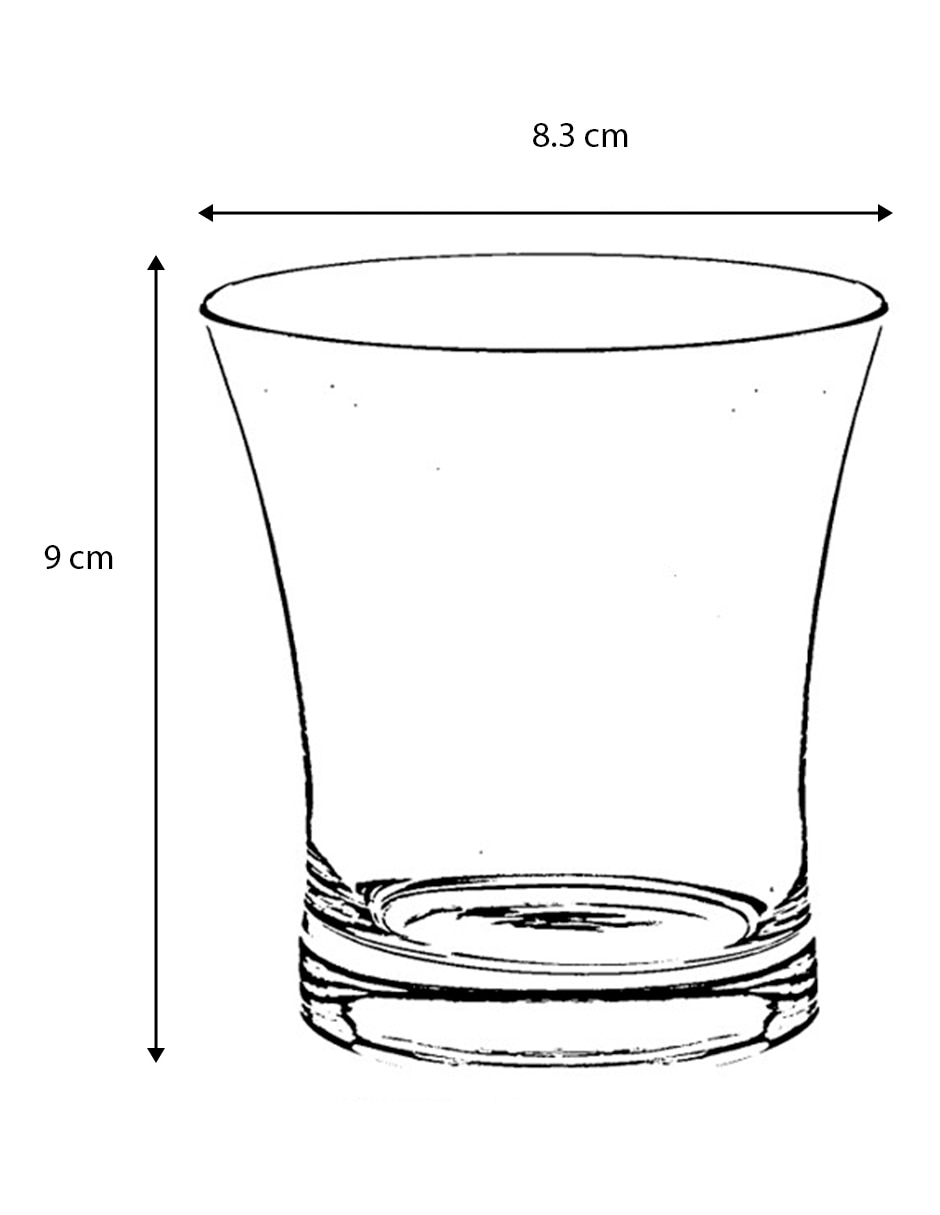 Vaso Old fashion de vidrio 6