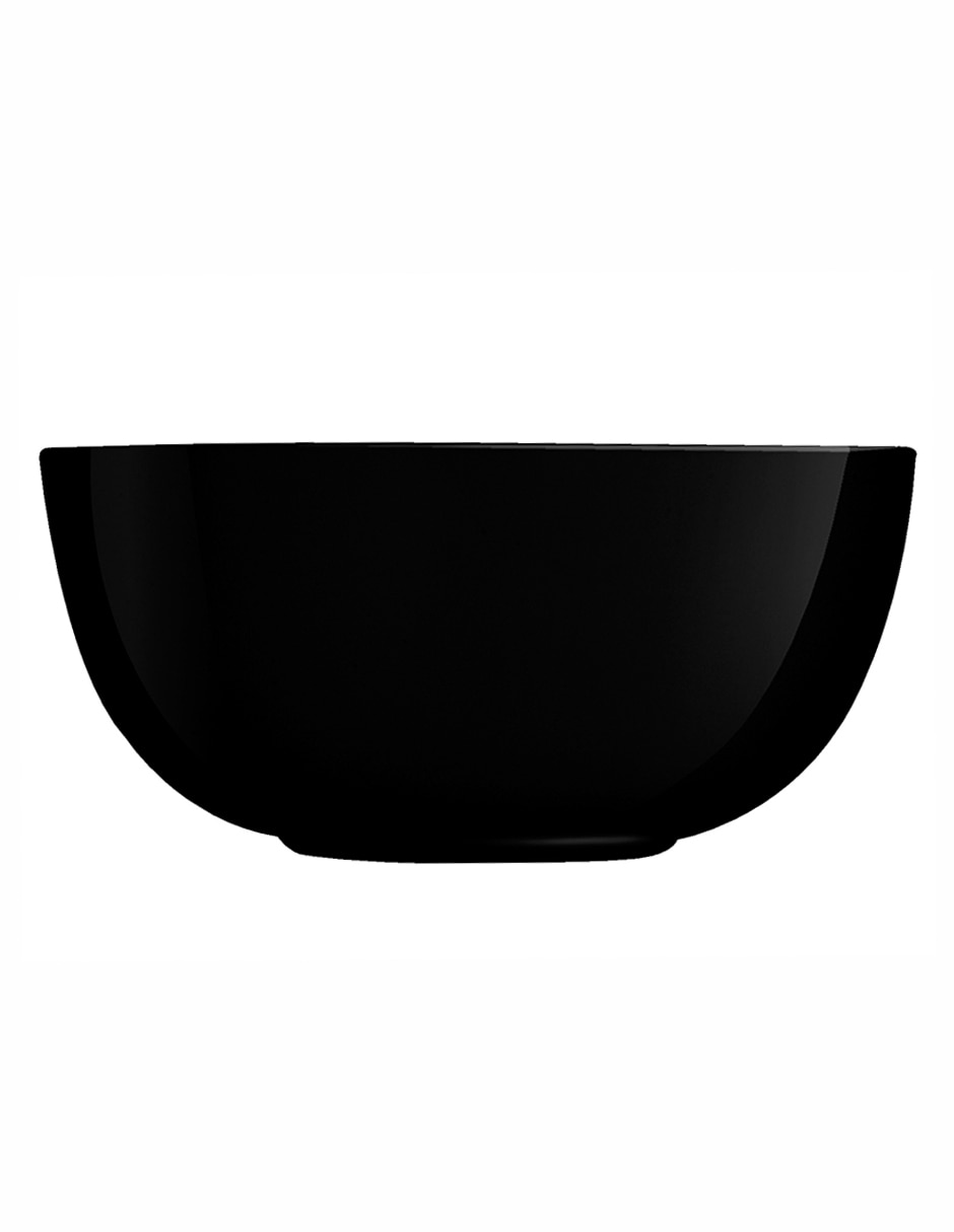 ENSALADERA REDONDO DIWAL, 21 CM, NEGRO