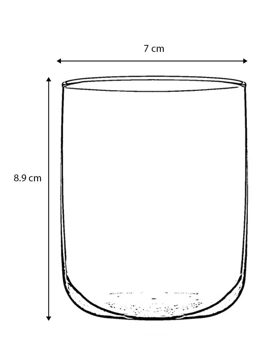 Vaso Old fashion de vidrio 6