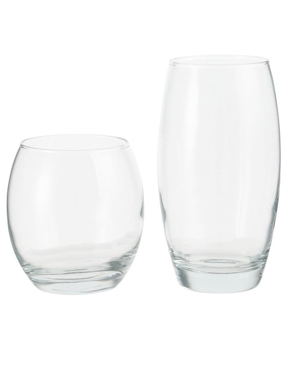 Set vasos y copas de vidrio con 24 piezas 5