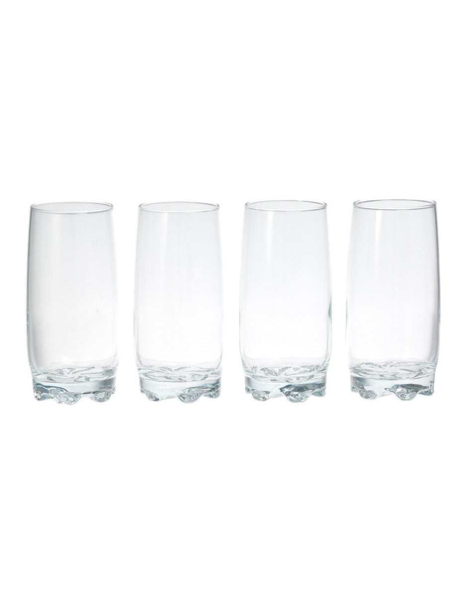 Comprar Set de 6 Vasos Vidrio Marca Haus - 370ml