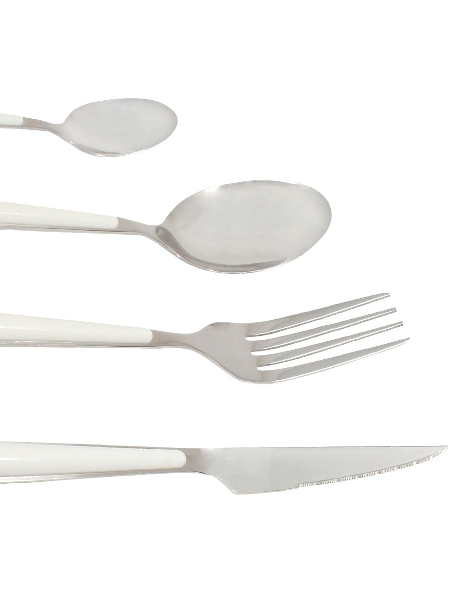 Set cubiertos de acero inoxidable 16 piezas 2