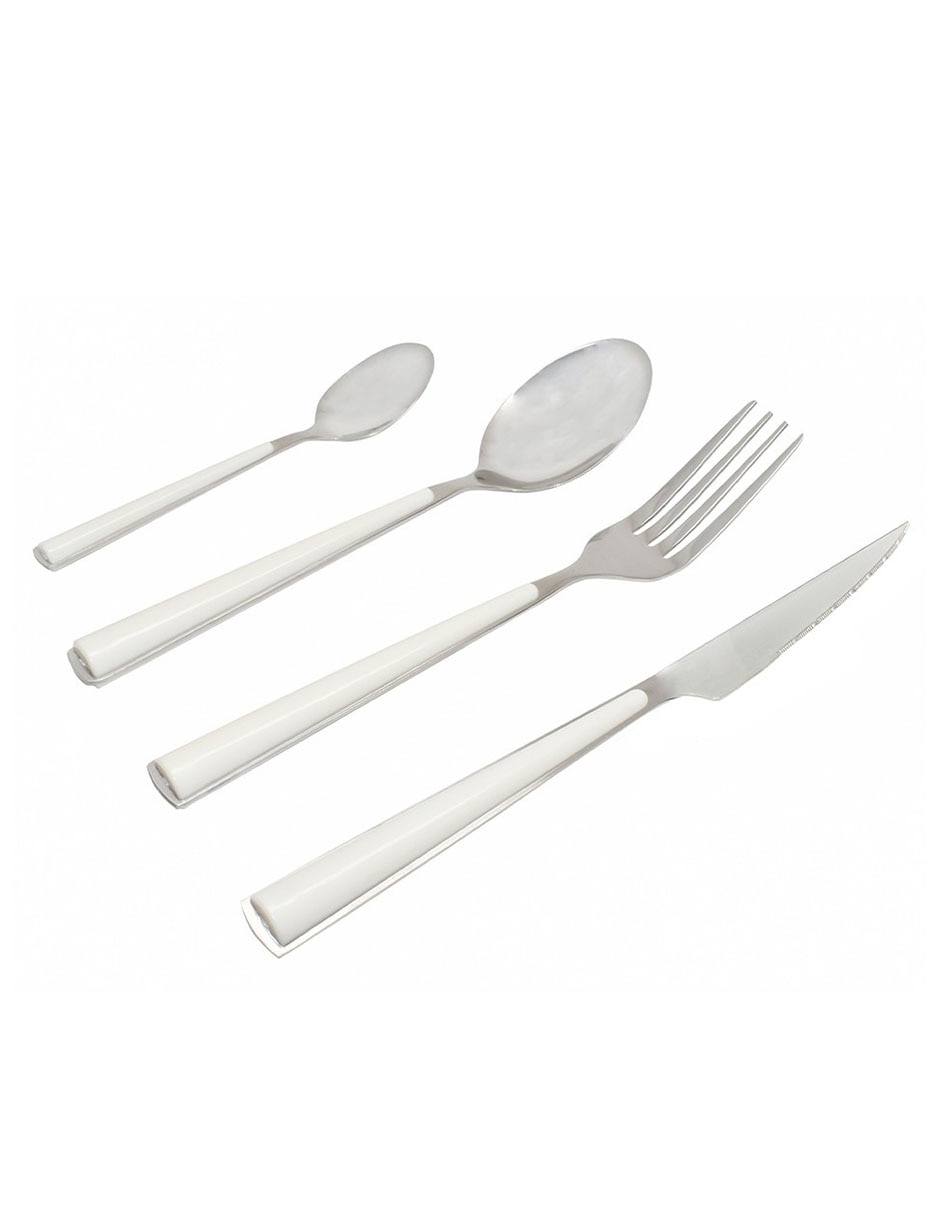 Set cubiertos de acero inoxidable 16 piezas 4