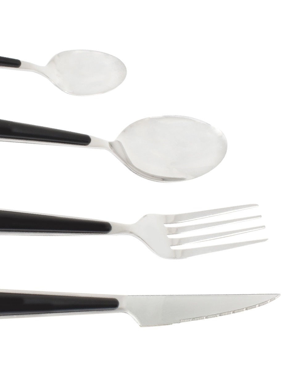 Set cubiertos de acero inoxidable 16 piezas 4