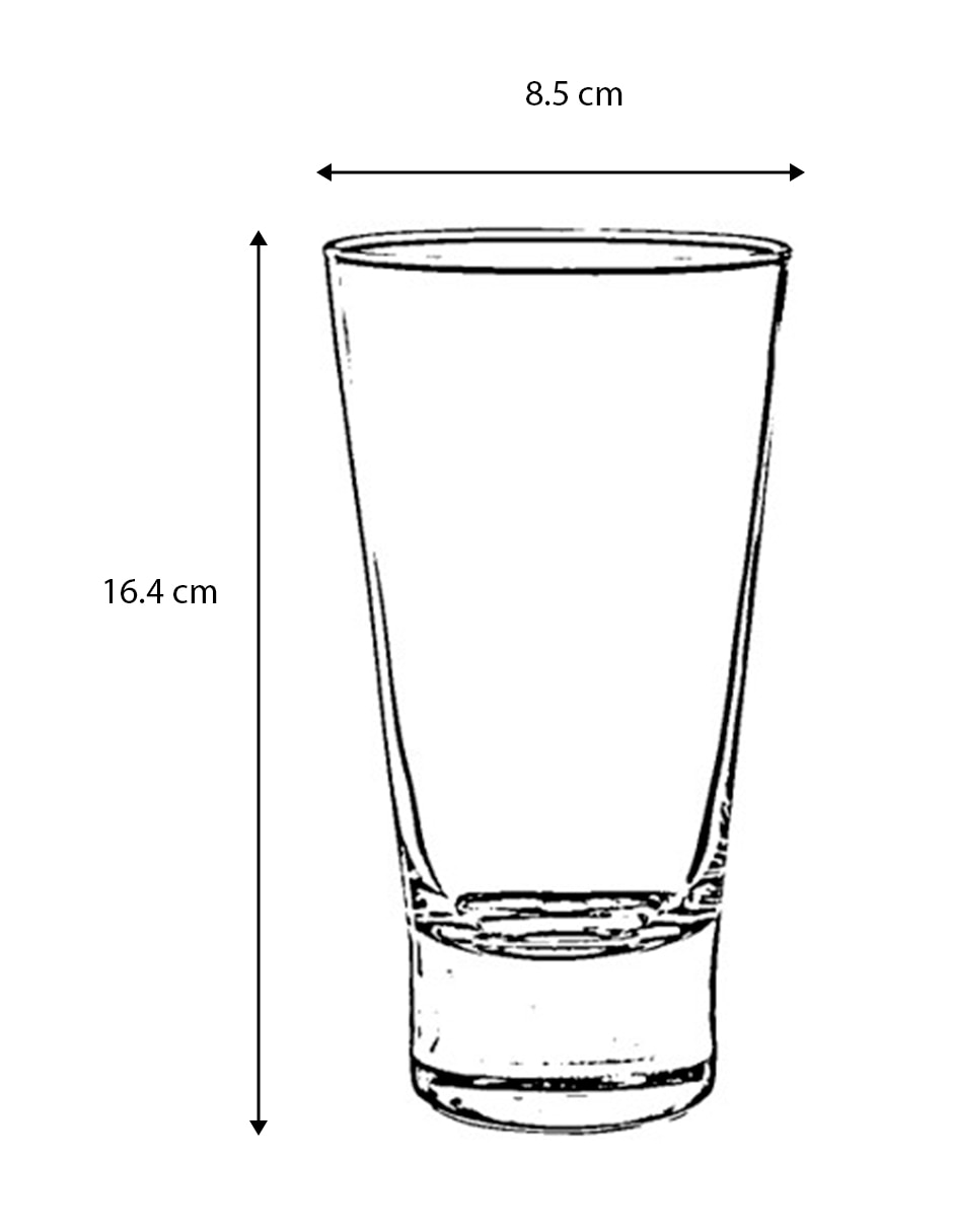 Vaso cooler de vidrio 6