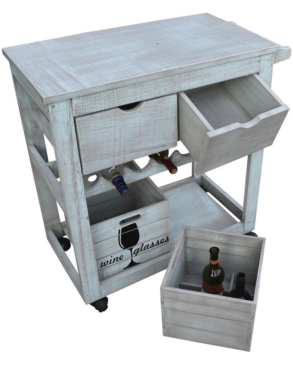 Carro de servicio Bar Vintage con Cava 3