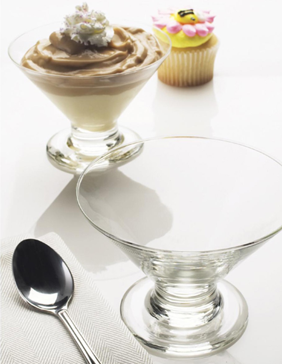 Set de copas para postre Vicenza Mangiabevi de cristal 4