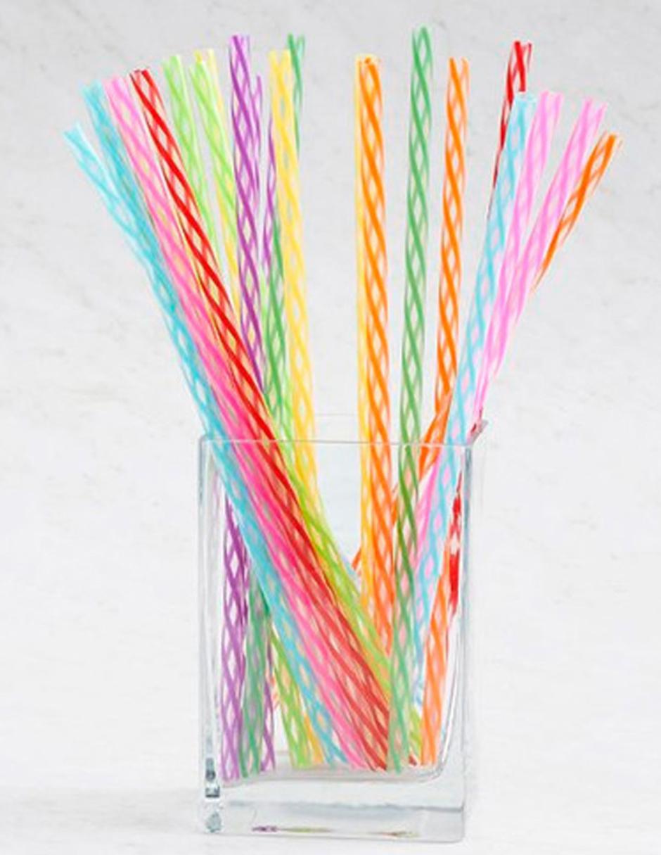 Popotes de papel con 24 piezas 4