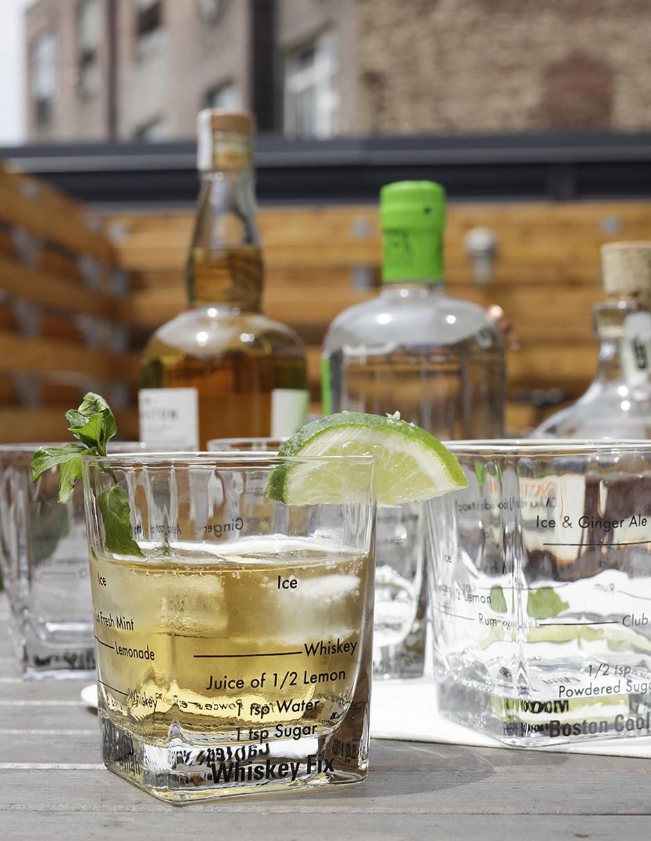Set de vasos para cócteles de cristal 6