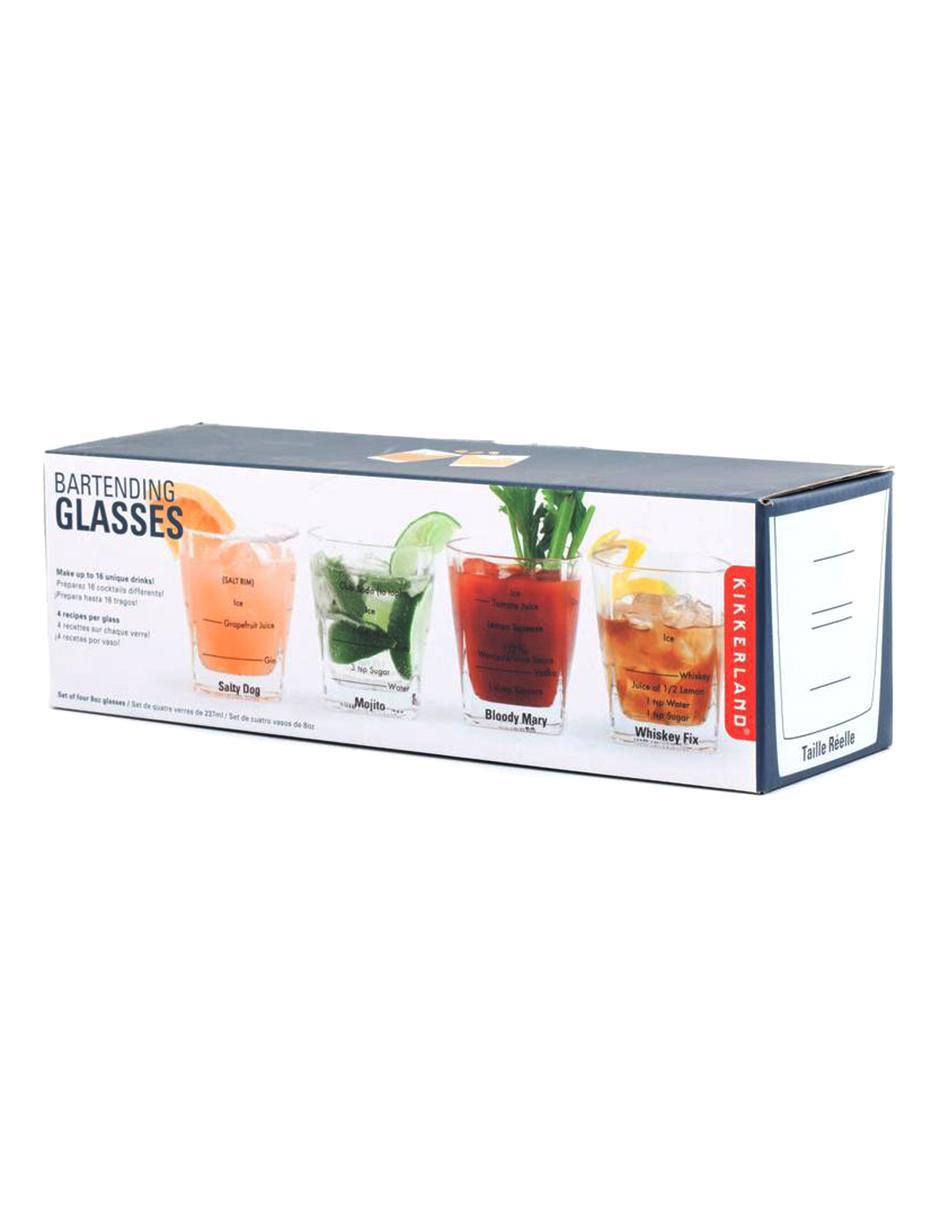 Set de vasos para cócteles de cristal 7