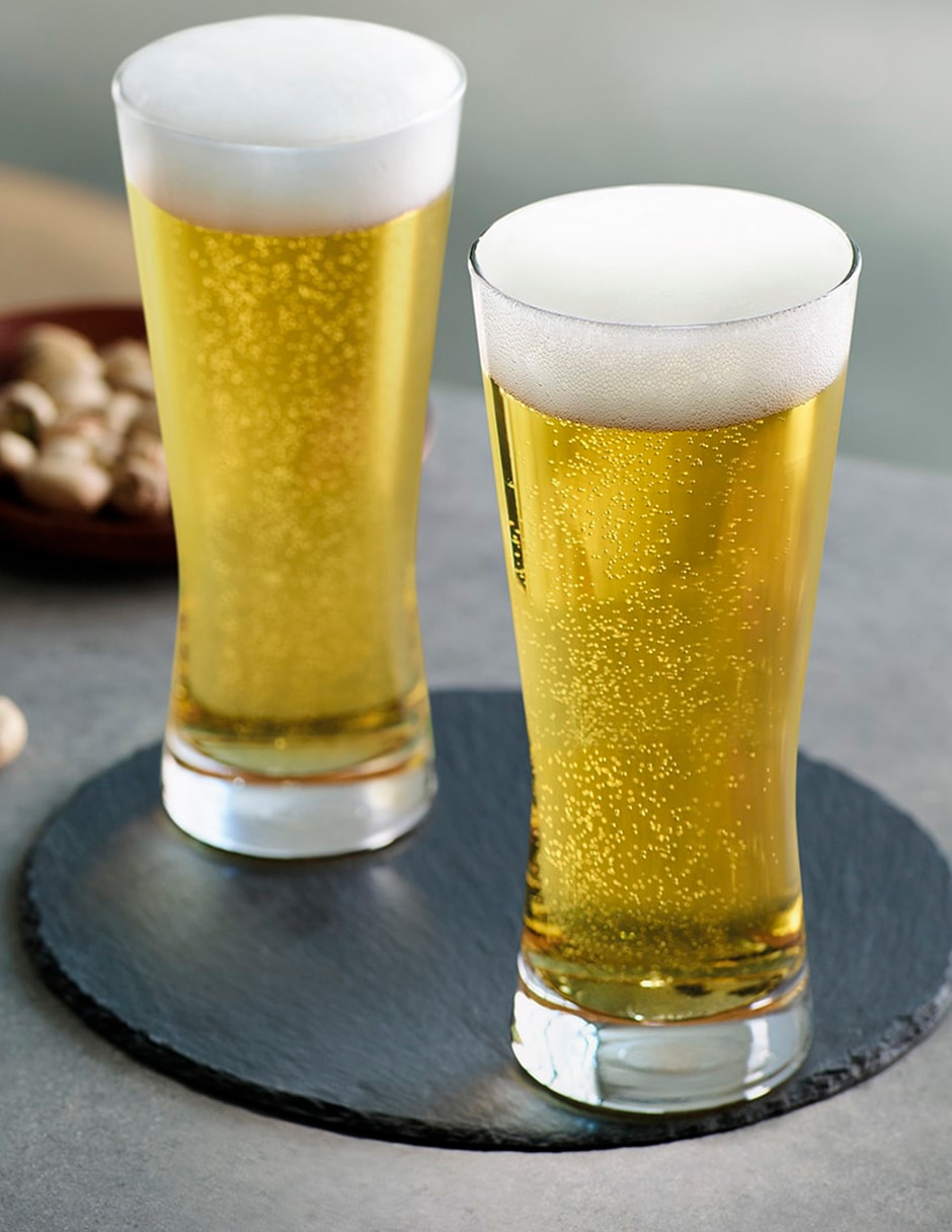 Vaso cerveza de plástico - 350 cc x 5 uds Goldplast