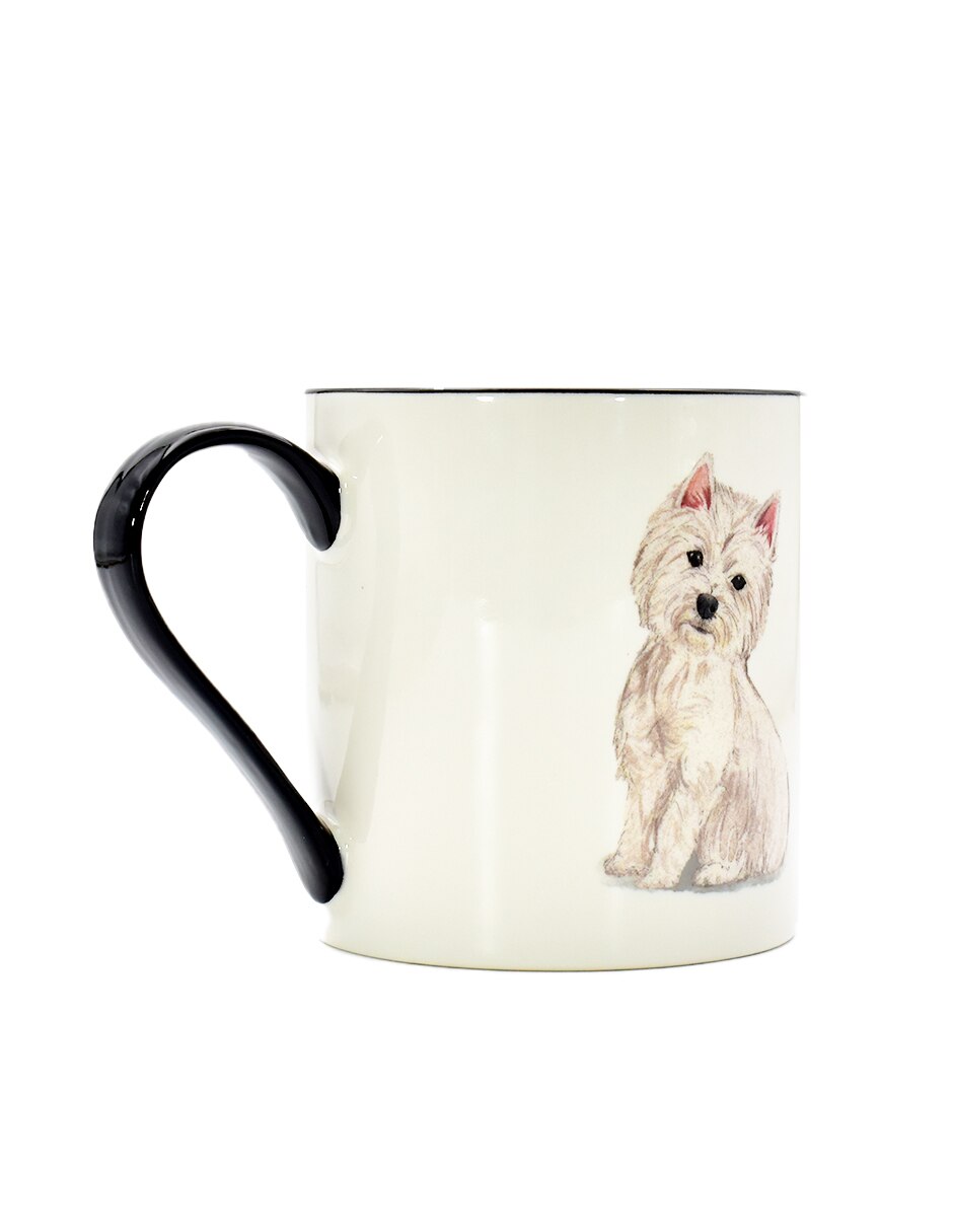 Taza váter con perro 16x11cm aprox