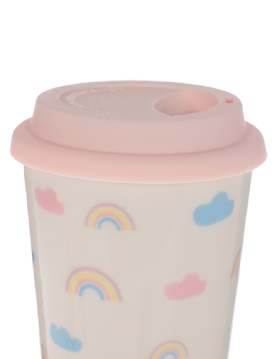 TERMO W ARCOIRIS, 400 ML, BLANCO HAUS K