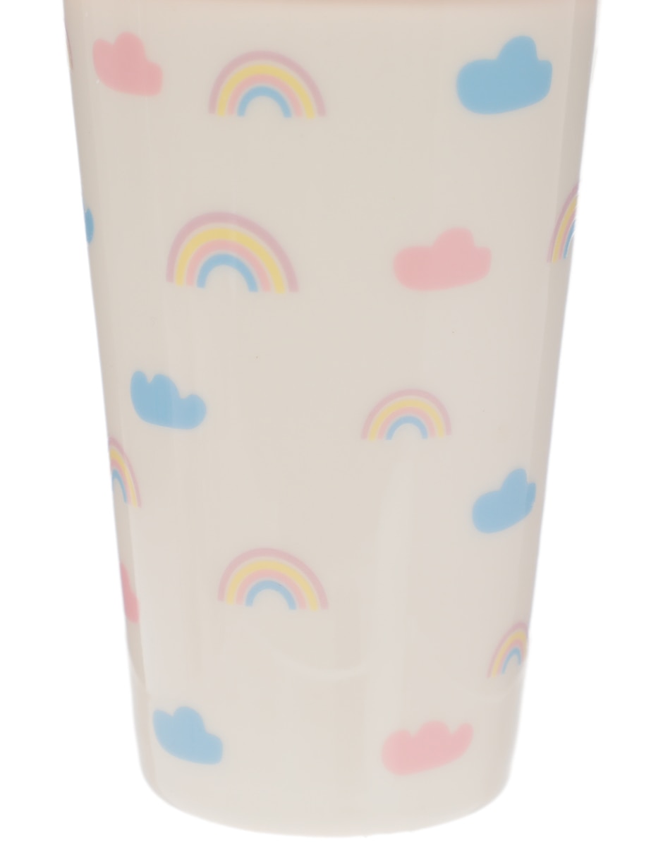 TERMO W ARCOIRIS, 400 ML, BLANCO HAUS K