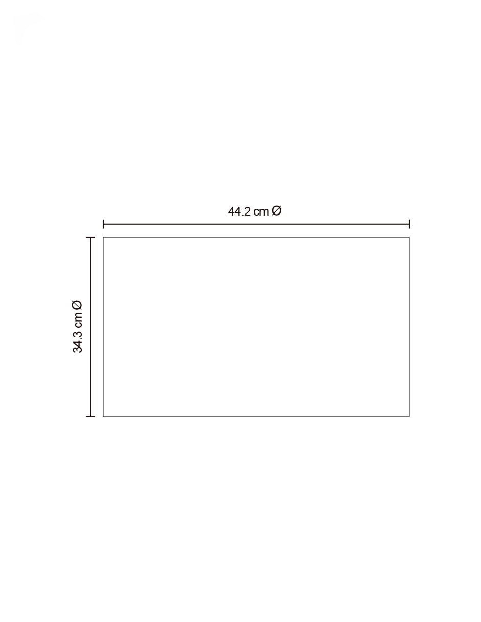 Set mantel rectangular de vinil Vittoria 5